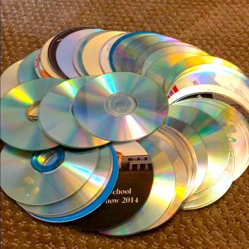 Bundle of Old CDs for Crafting